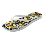 Grafische katten en Teenslippers van visCartoon (Schuin)