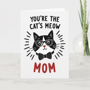 Grafische Katten Mia Moederkaart Kaart