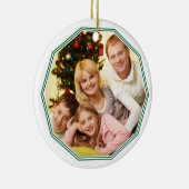 Grafische kerstboom minimaal keramisch ornament (Rechts)