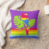 Grafische kinder papegaaien regenboogkleurige kuss kussen (Deken)