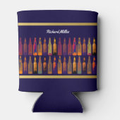 Grafische kleur bier-flessen blikjeskoeler (Achterkant)