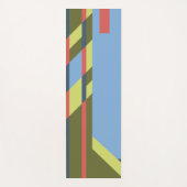 Grafische kleuren en vormen yogamat (Voorkant)