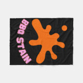 Grafische Kleurrijke BBQ Vlek Art Fleece Deken (Voorkant (Horizontaal))