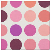 Grafische kleurrijke pokstippatroonmonogram stof (Close Up)