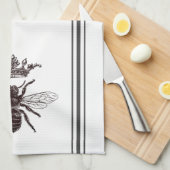 grafische koningin theedoek (Quarter Fold)