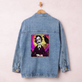 Grafische Kunst Edgar Allan Poëzie Literatuur Denim Jacket (Hangar)