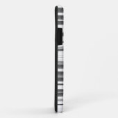 Grafische kunst met zwarte en witte strepen Case-Mate iPhone case (Achterkant/rechts)