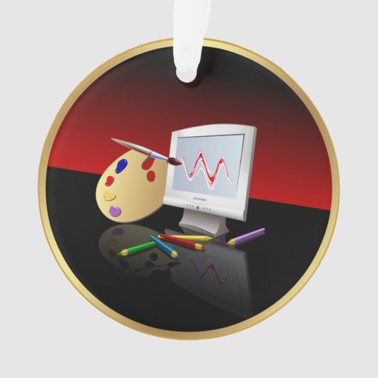 Grafische kunst ornament (voorkant)