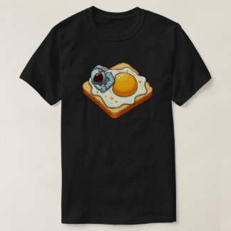 Grafische kunst van astronaut die slaapt op eitost t-shirt