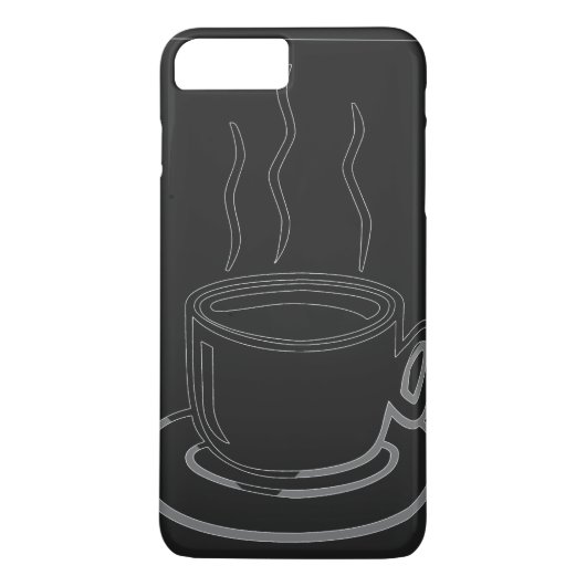 Grafische kunst van de Koffiebeker Case-Mate iPhone Case (Achterkant)