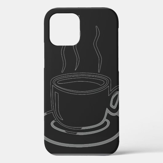 Grafische kunst van de Koffiebeker Case-Mate iPhone Case (Achterkant)