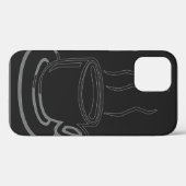 Grafische kunst van de Koffiebeker Case-Mate iPhone Case (Achterkant (horizontaal))