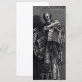 Grafische kunst van Sint-Athanasius van Alexandrië (Voorkant / Achterkant)