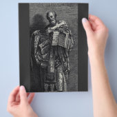 Grafische kunst van Sint Athanasius van Alexandrië Flyer (Hand)