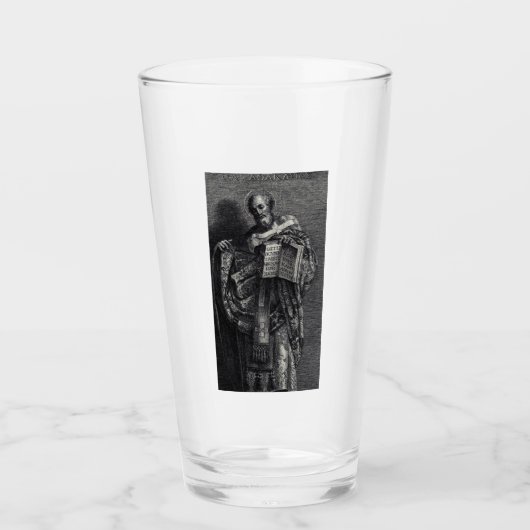 Grafische kunst van Sint-Athanasius van Alexandrië Glas (Voorkant)