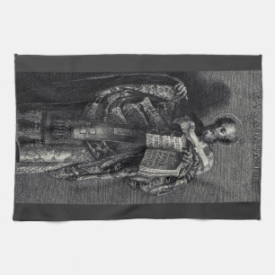 Grafische kunst van Sint-Athanasius van Alexandrië Theedoek