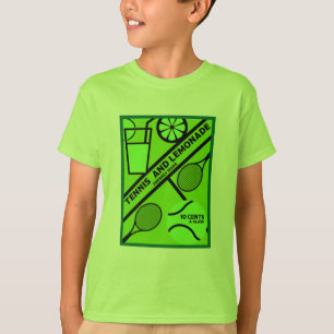 Grafische kunst van Tennis Player T-shirt