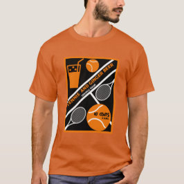 Grafische kunst van Tennis Player T-shirt