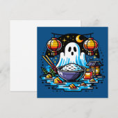 Grafische kunst voor het Hongerige Geesten Festiva Kaart (Voorkant / Achterkant)