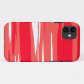Grafische kunst voor rood en wit schilderen Case-Mate iPhone case (Achterkant (horizontaal))
