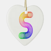 Grafische kunstletters S Keramisch Ornament (Rechts)