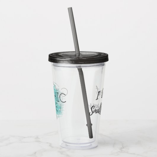 Grafische liefdeswinkel met Logo-merchandise Acryl Drinkbeker (Links)