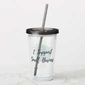 Grafische liefdeswinkel met Logo-merchandise Acryl Drinkbeker (Achterkant)