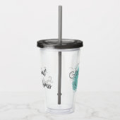 Grafische liefdeswinkel met Logo-merchandise Acryl Drinkbeker (Rechts)