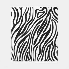 Grafische lijnen fleece deken