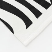 Grafische lijnen fleece deken (Hoek)