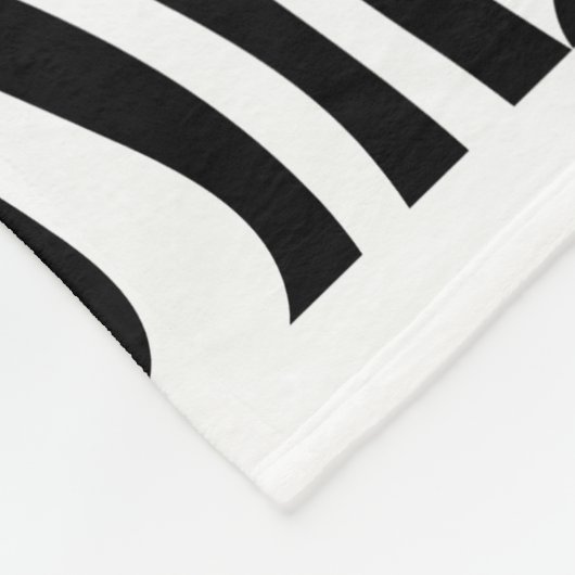 Grafische lijnen fleece deken (Hoek)
