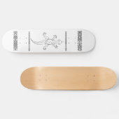 Grafische lizzard persoonlijk skateboard (Horizontaal)