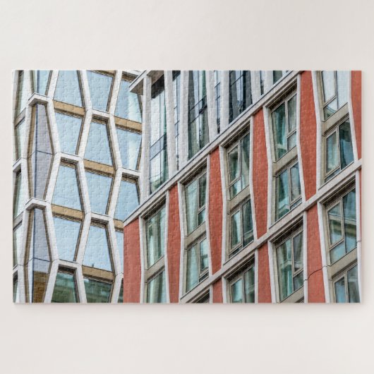 Grafische Londense architectuur Legpuzzel (Horizontaal)