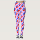 Grafische mode liefde Transsylvanië geïnspireerd Leggings (Voorkant)