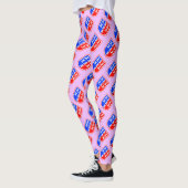 Grafische mode liefde Transsylvanië geïnspireerd Leggings (Links)