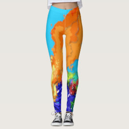 Grafische moderne Lag B'Omer ל״ג בעומ vreugdevuur Leggings