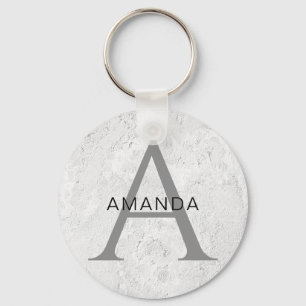 Grafische monogram professioneel gewoon jouw naam  sleutelhanger