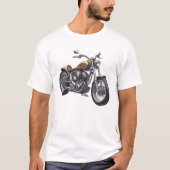 Grafische motorfiets 1 t-shirt (Voorkant)
