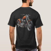 Grafische motorfiets 3 t-shirt (Achterkant)