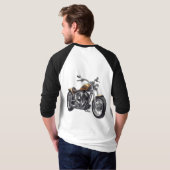 Grafische motorfiets t-shirt (Achterkant volledig)