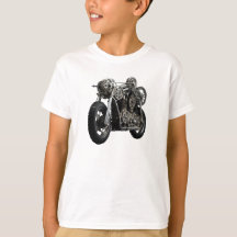 Grafische motorfiets t-shirt voor kinderen