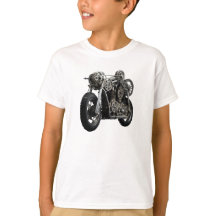 Grafische motorfiets t-shirt voor kinderen