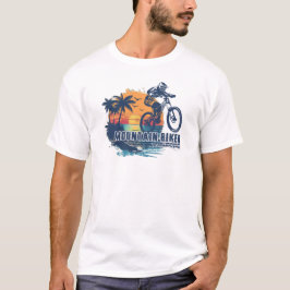 Grafische Mountainbiker T-shirt voor MTB-fietsen
