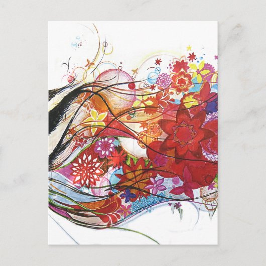 Grafische mus briefkaart (Voorkant)