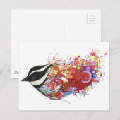 Grafische mus briefkaart (Voorkant / Achterkant)
