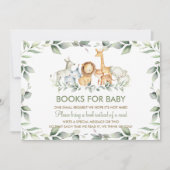 Grafische Oerwoud Dieren Greenery Books voor Baby  Kaart (Voorkant)