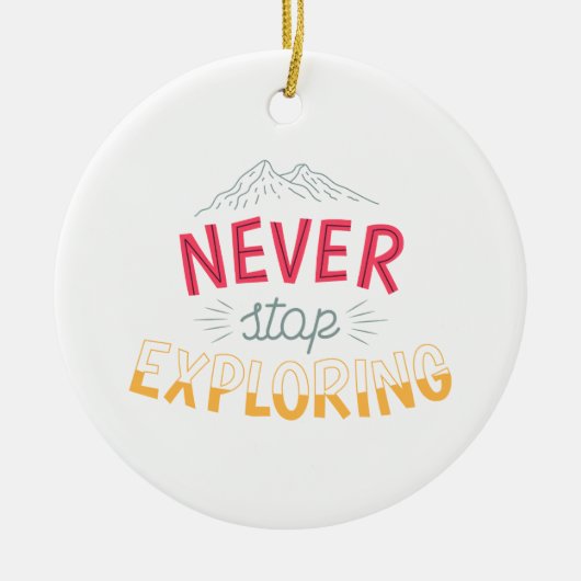 Grafische ontwerpen voor ontdekkingsreizigers en z keramisch ornament (Voorkant)