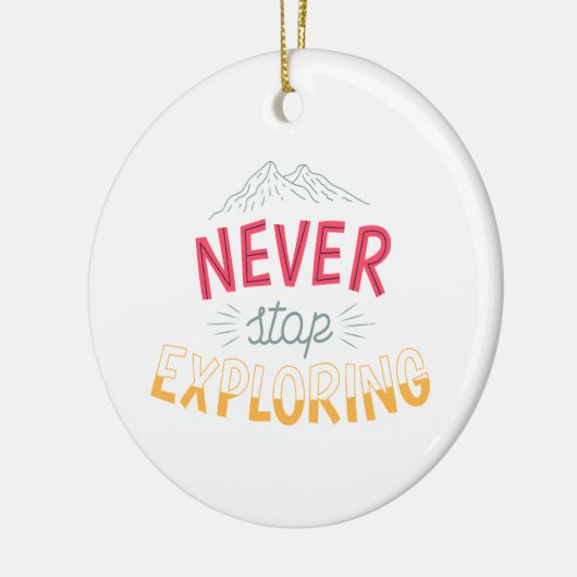 Grafische ontwerpen voor ontdekkingsreizigers en z keramisch ornament (Links)