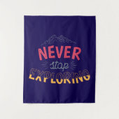 Grafische ontwerpen voor ontdekkingsreizigers en z wandkleed (Voorkant)