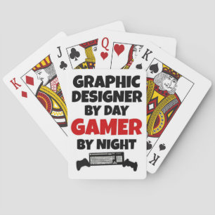 Grafische ontwerper Gamer Pokerkaarten
